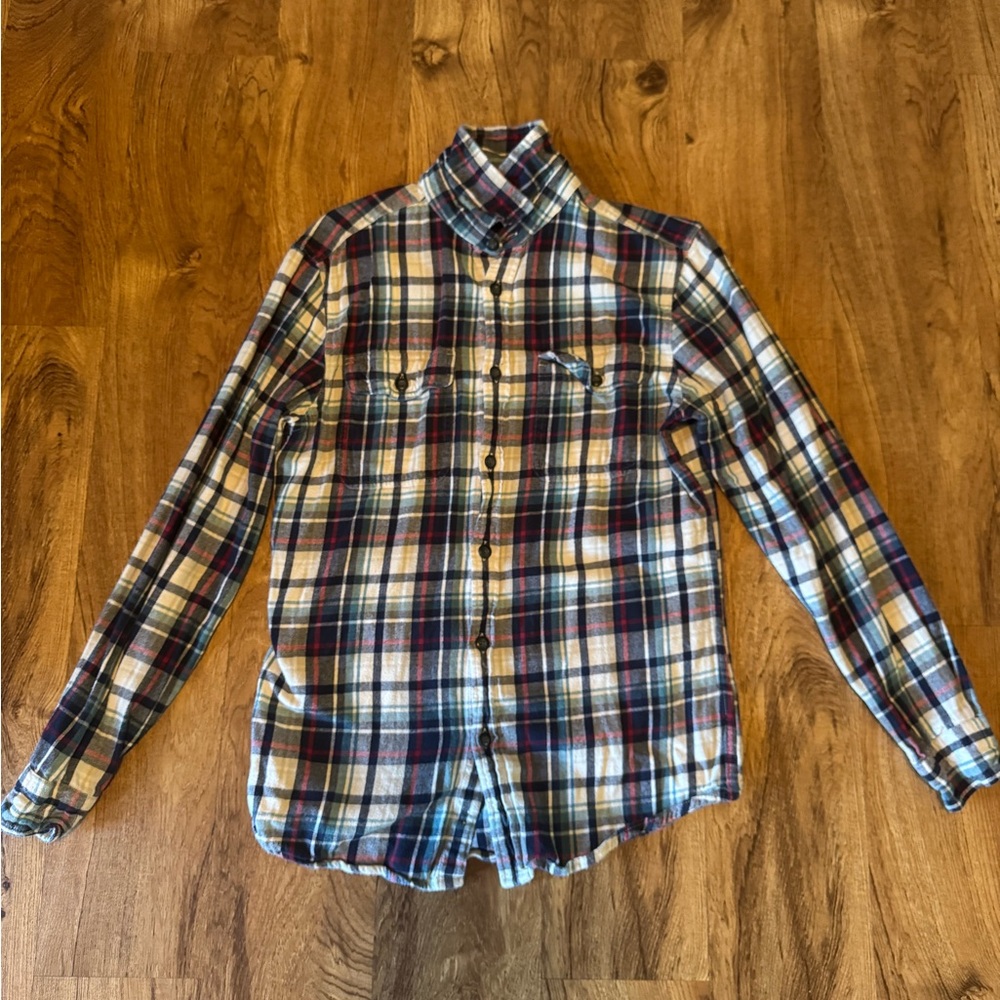 Unisex Multicolor Plaid Flannel